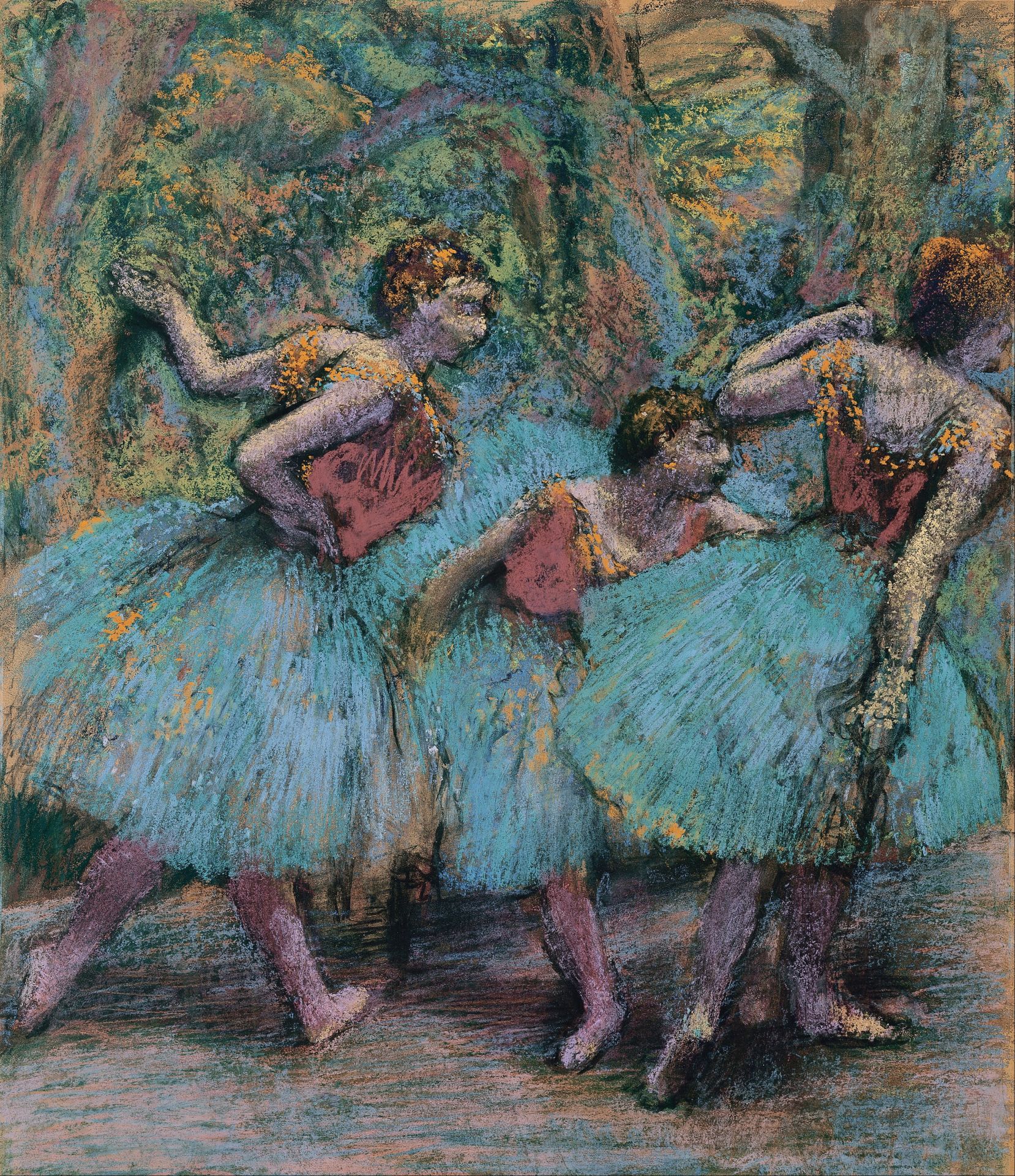 Edgar Degas - Three Dancers 